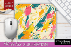 Brush Stroke Mouse Pad Sublimation - Abstract Mousepad PNG Product Image 1