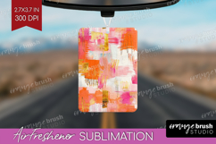 Brush Stroke Air Freshener PNG - Abstract PNG Sublimation Product Image 1