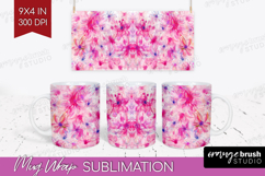 Brush Stroke Mug Wrap - Abstract Mug PNG Sublimation Product Image 1