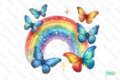 Butterfly Sublimation Clipart Product Image 3