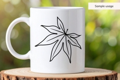 Hand Drawn Autumn Leaf SVG Product Image 4