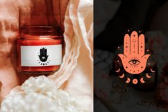 Hamsa Hand SVG, Evil eye svg, Hamsa Mystical Svg, Witchy svg Product Image 4