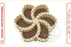 Box Organizer v18 - laser cut file - Glowforge ready SVG Product Image 4