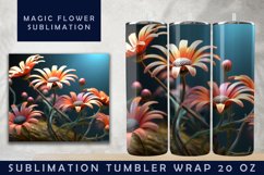 3d Flower Sublimation Tumbler Bundle Product Image 5