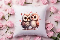 Couple Animal Valentines Day Clipart, Watercolor Couple Product Image 4