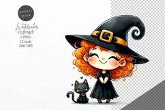 Halloween clipart, Witch clipart, Autumn clipart Product Image 1
