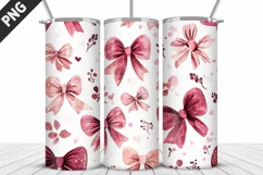 Lovely Hearts Tumbler Design | Valentine's Day Tumbler Wrap Product Image 5