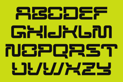 Mega Binory - Modern Futuristic Sci-Fi Font Product Image 8