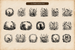 Woodland Ink Illustration Bundle Product Image 3