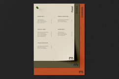 A4, A5, A6 Restaurant Menu Mockup Product Image 7