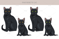 Pantherette cat clipart Product Image 4