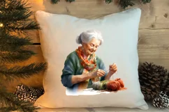 Festive Christmas Sewing Clipart , Christmas PNG Product Image 4