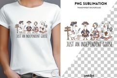 Independent goose png design for T-shirts Product Image 4