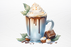 Christmas hot chocolate sublimation PNG Product Image 4