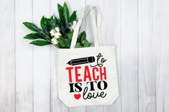 To Teach is to love SVG Product Image 4