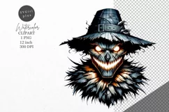 Halloween clipart, Scarecrow clipart, Autumn clipart Product Image 1