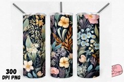 Whimsical Floral 20oz Tumbler PNG Sublimation Bundle Product Image 10