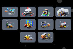 Delivery Isometric 3D Illustration Pack Product Image 4