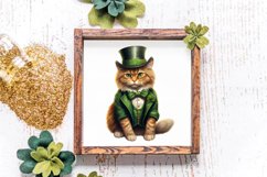 St Patricks Day Cats Clipar, Bundle, St Patricks Day Cats Product Image 4