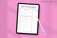 Aesthetic Daily To-Do List Planner Template Canva Editable Product Image 3