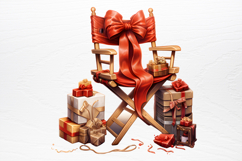 Vintage Christmas Cinema Clipart PNG Product Image 4