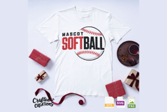 Softball Team Mascot SVG PNG EPS: Personalized Team Design Product Image 4