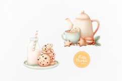 Christmas Clipart Bundle, Watercolor Christmas PNGs Product Image 4