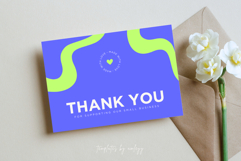 Cute Thank You Card for Small Business | Fun &amp; Playful Canva Product Image 4