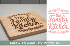 The family kitchen SVG - Laser Cut Design Product Image 2
