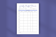 Weekly Budget Planner Template | Printable Budget Sheet Product Image 3