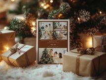 Boho Christmas Card Template Product Image 4