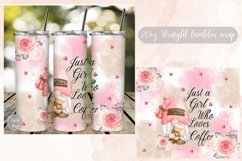 20oz Gnome Valentines Day Skinny Tumbler Sublimation Design Product Image 1