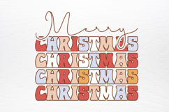 Retro Christmas Tshirt SVG Product Image 4