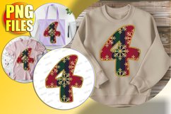 4 Doodle Letter Style Design Festive Winter Magic! Product Image 1