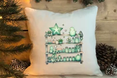 Festive Christmas Sewing Clipart , Christmas PNG Product Image 4