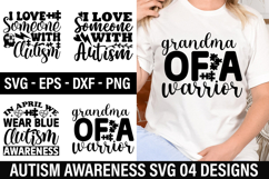 Autism Awareness SVG Design - I love someone with autism Product Image 1