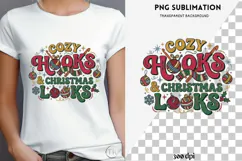 Christmas crochet png design for T-shirts Product Image 4