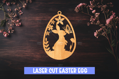 Easter Egg Ornament Laser Cut File Product Image 1
