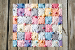 Candy patchwork | 4 Skinny tumbler sublimation designs Product Image 4