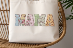 Vol. 8 Patchwork Fabric Mama - PNG Product Image 4