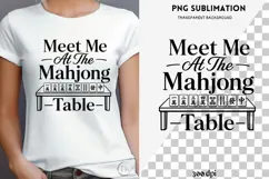 Mahjong quote png design for T-shirts Product Image 4