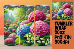 Sublimation Artwork for 20oz Tumblers , Flower Product Image 1