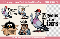 Funny Sarcastic Bird Sublimation Bundle PNG Product Image 4