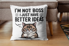 Meow &amp; Mood Sarcastic Cat Quote PNG Pack Product Image 4