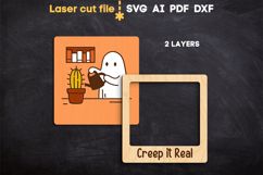 Halloween Magnets Bundle SVG laser cut files for Glowforge Product Image 4