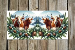 Christmas cow | 8 xmas Sublimation Mug designs PLUS Product Image 4