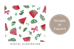 Watercolor Watermelon Tumbler, Fruits Tumbler Sublimation Product Image 4