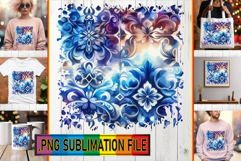 Timeless PNG TSHIRT Art, Watercolor Pattern Product Image 1