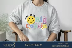 Leveled Up To Big Brother Svg,Leveled Up To Big Cousin Product Image 4
