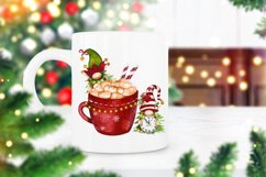 Christmas Gnomes Christmas Trees with Coffee mug, Christmas Product Image 3